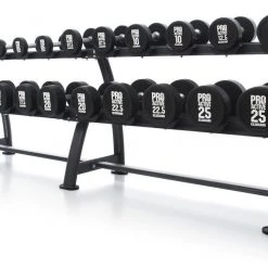 Pro-Active Dumbbell Rack With Cups - Oval Frame Dumbbell Racks