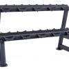 Dumbbell Racks Jordan Dumbbell Rack Oval Frame (5 Pair - 2 Tier)