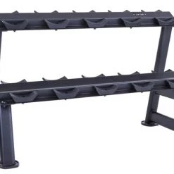 Dumbbell Racks Jordan Dumbbell Rack Oval Frame (5 Pair - 2 Tier)