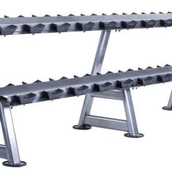 Jordan Dumbbell Rack Oval Frame (10 Pair - 2 Tier)