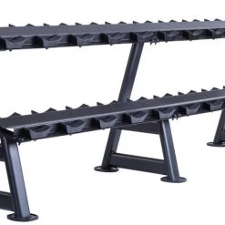 Jordan Dumbbell Rack Oval Frame (10 Pair - 2 Tier)