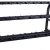 Dumbbell Racks Jordan Dumbell Rack Oval Frame (10 Pair - 3 Tier)