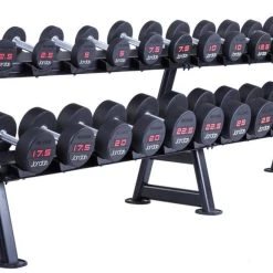 Jordan Dumbbell Rack Oval Frame (12 Pair - 2 Tier)