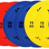Jordan Calibrated Colour Rubber Competition Plates - 140kg Set