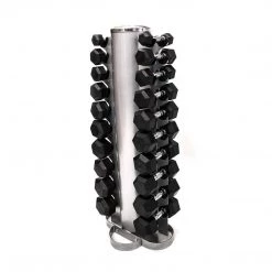 Origin Hex Rubber Dumbbells Set (1-10kg) Strength