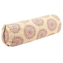 Yoga Mad Studio Fitness Mad Yoga-Mad Jute Patterned Buckwheat Bolster