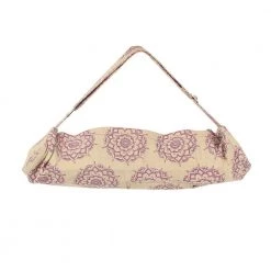 Studio Yoga Mad Jute Cotton Yoga Patterned Mat Bag